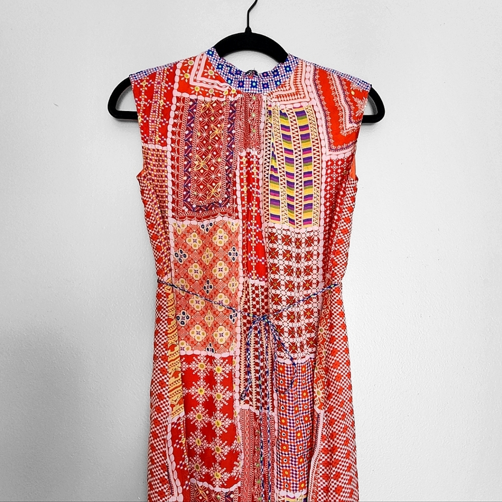 NWOT Anthropologie Tanvi Kedia Patchwork Maxi Dress - Picture 6 of 9